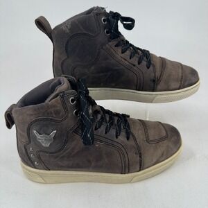 Harley Davidson Motorcycles‎ Bateman Riding Shoes Boots WOMENS Brown Lace Up 7